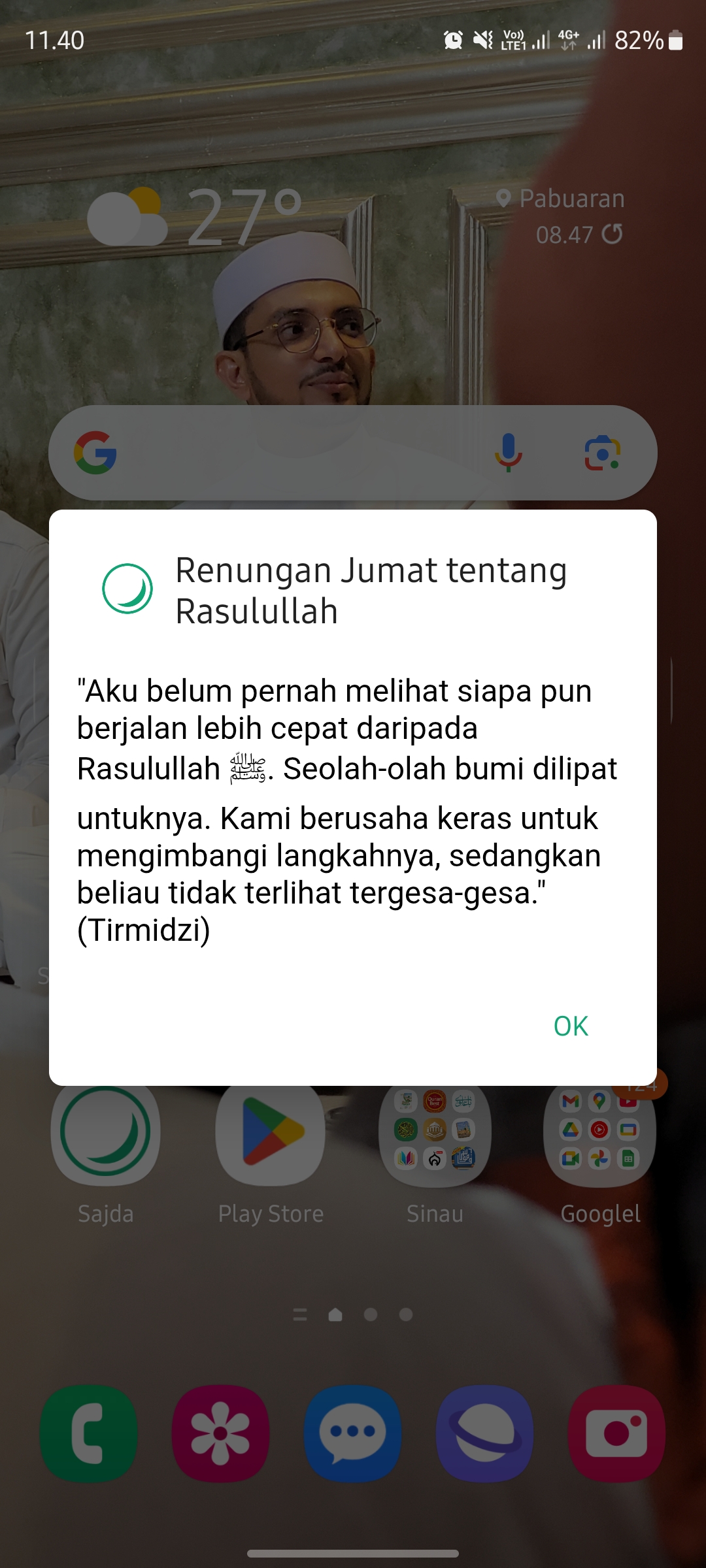 Lembar nilai Kelas 1 Aly A